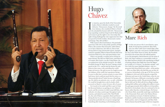 Life Farewell 2013/Hugo Chavez
