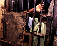 CARCELES-HUELGA: Caracas,06/10/10 
En la foto de archivo de Caribe Focus, un preso en una hacinada carcel venezolana. Ocho cárceles de Venezuela:Tocorón, La Planta,el Rodeo, Yare; La Penitenciaría Gen