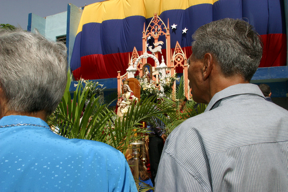 Procesiones: Virgen de Coromoto.