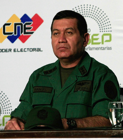 ALTO MANDO MILITAR: Caracas,24/09/10 
El mayor general (Ejército) Henry Rangel Silva, jefe del Comando Estratégico Operacional (CEO) de la Fuerza Armada Nacional
/