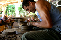 Los ceramistas del pueblo El Cercado