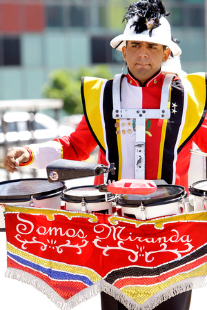 Caracas,21/02/10/Venezuela 
La Banda Marcial Miranda,interpreta musica alusiva a la octavita de Carnaval,para abrir el acto donde el Alcalde Metropolitano Antonio Ledezma, entrego 80 sillas de ruedas